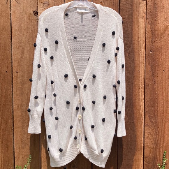 The Great Pom-Pom Knit Cardigan - Picture 3 of 13